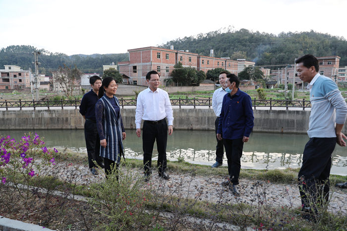 县委书记曾永祥率队到砂田镇占中村检查春耕备耕和新农村建设工作.jpg