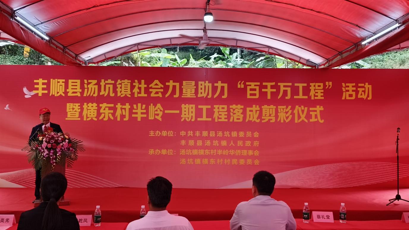 汤坑镇成功举办社会力量助力“百千万工程”活动暨横东村半岭一期工程落成剪彩仪式.docx_3